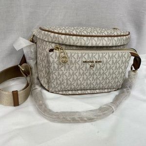 NEW Michael Kors Signature Slater Sling Pack